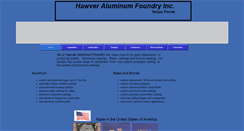 Desktop Screenshot of hawvercastings.com
